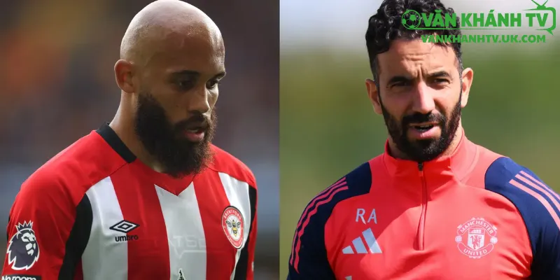 Bryan Mbeumo lên tiếng bảo vệ HLV Ruben Amorim